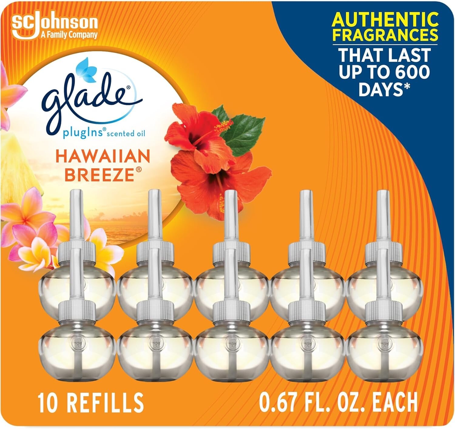 Glade Plugins Refills Air Freshener, Scented and Essential Oils for Home and Bat gallery