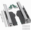 Push to Open + Soft Close Drawer Slide 12" 100 lb Dual Concealed Rails gallery