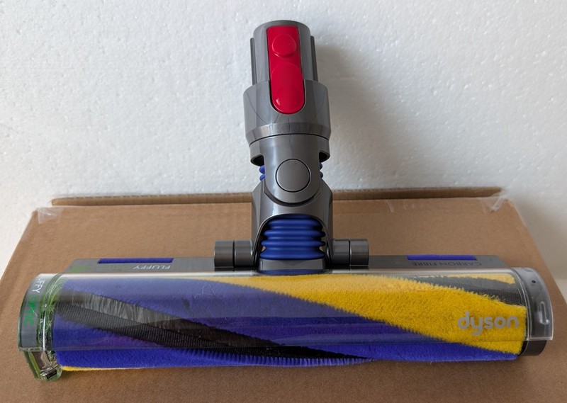 OEM Dyson Gen5 Laser Fluffy Cleaner Brush Head Outsize SV24 Detect SV23 New grey gallery