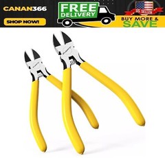 2PCS Wire Cutters Side cutter Cable 6/5″ Heavy Duty Cutting pliers Carbide steel