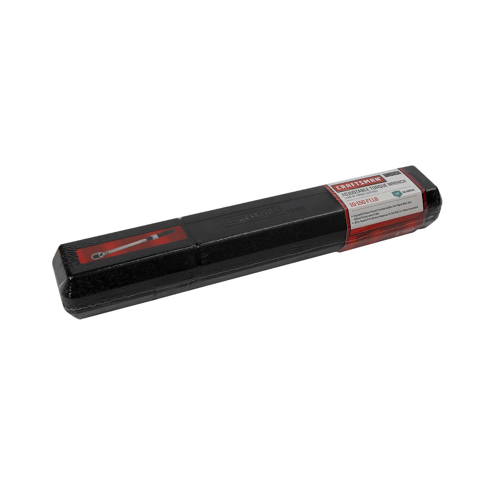 CRAFTSMAN 1/2" Drive Click Torque Wrench 10-150 ft-lb #31425 Mechanic Tool gallery