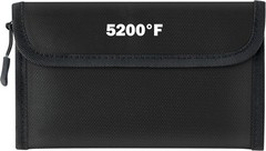 Fireproof Waterproof Document Bag – 5200°F Water Resistant Fire Proof Money Bag