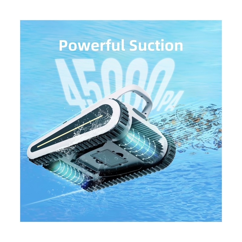 Pool Vacuum for Inground Pools, Cordless Robotic Pool Cleaner, Pool Vacuum wi... gallery