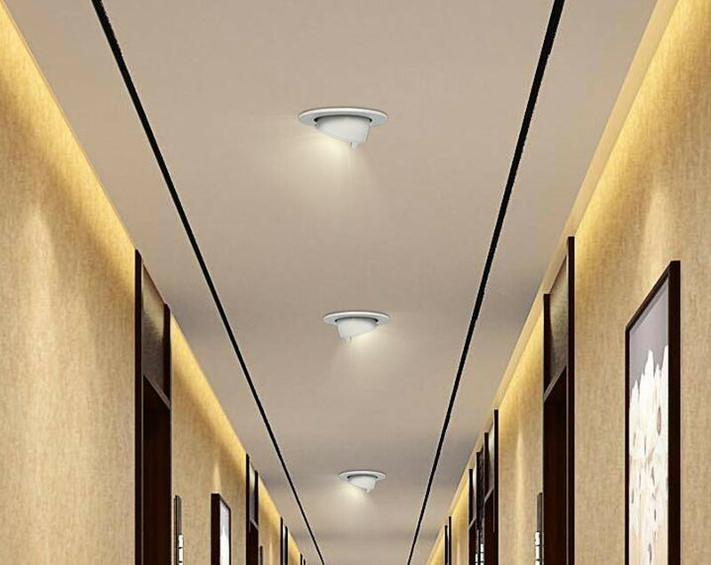 12W LED Recessed Ceiling Light Gimbal Angle Orientable Downlight Warm White gallery
