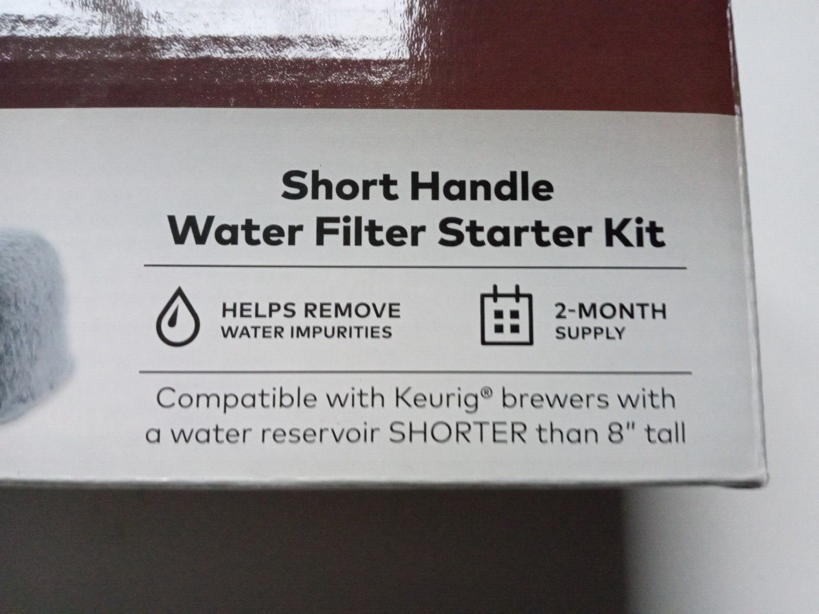 KEURIG Coffee Water Filter Starter Kit - Short Handle 2 Months Supply gallery