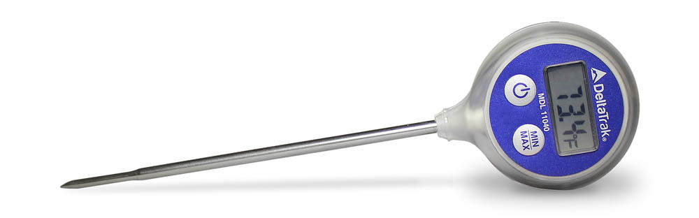 DeltaTrak 11040 FlashCheck Min/Max Auto-Cal Thermometer w/Reduced Tip Probe gallery