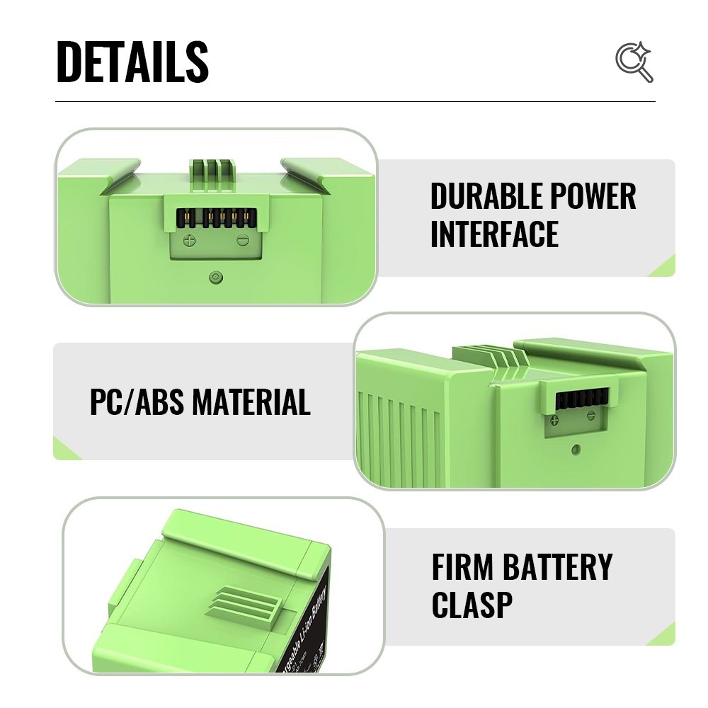 5000mAh Battery For iRobot Roomba e5 e6 i1 i2 i3 i4 i5 i6 i7 i7+ i8 j5+ J6 J7 gallery