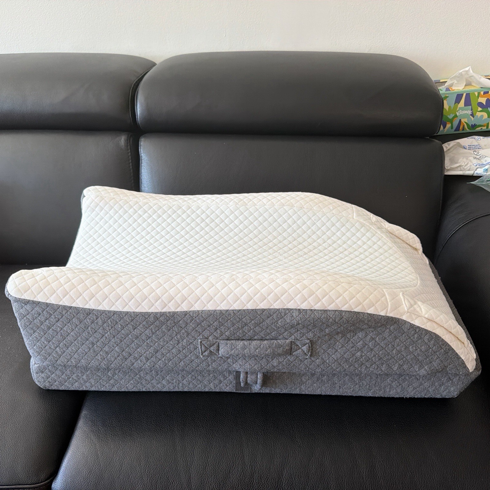 Elevation Pillows for Leg After Surgery, Memory Foam Adjustable Wedge Pillow gallery