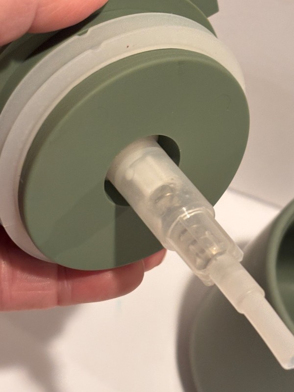 Ceramic Pottery Matte Glazed Pump Lotion Dispenser Green gallery