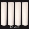 4Pack 5 Micron Sediment Water Filter 2.5x9.75 RO Replacement Cartridges Bluonics gallery