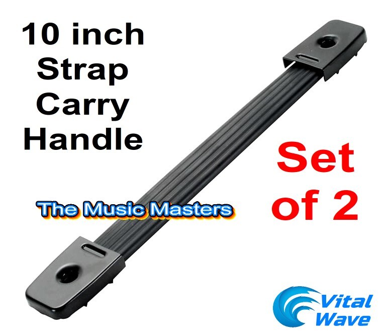 (2) Surface Mount Strap Carry Handles DJ Rack Case Speaker Cabinet Box Handle gallery