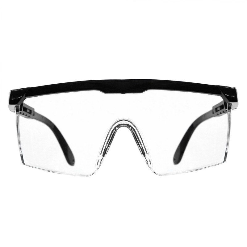 Adjustable Safety Glasses Clear Wrap Around Lens Anti-Fog Scratch Resistant gallery