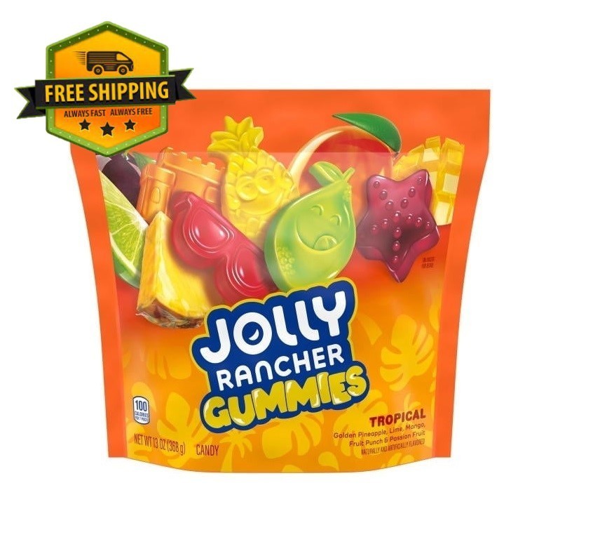 JOLLY RANCHER Gummies Tropical Fruit Flavored Candy – 13 oz Bag gallery