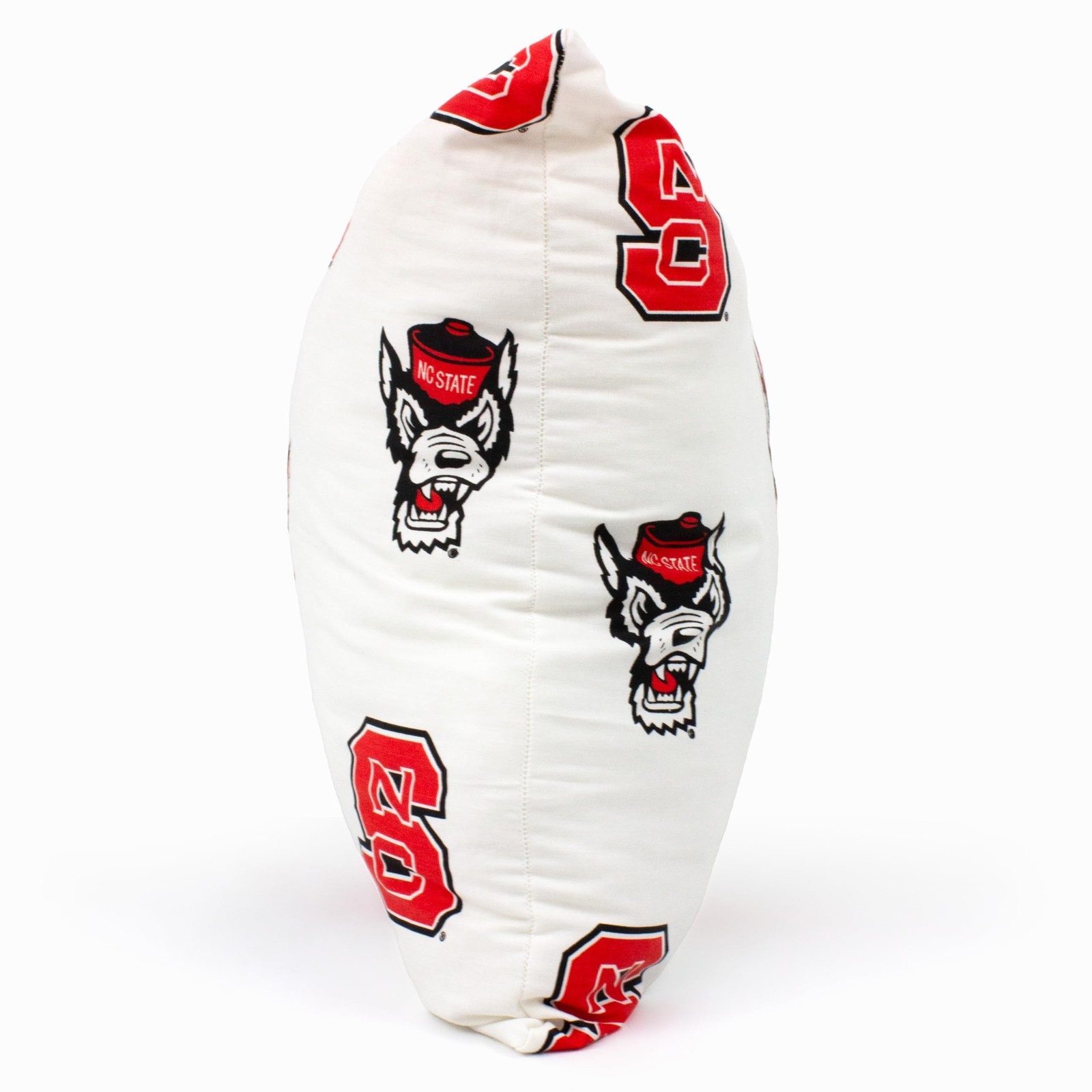 College Covers Single Decorative Pillow Pillow, Square, NC State Wolfpack White gallery