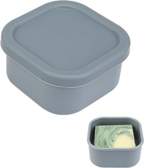 Square Soap Case, Bar Soap Holder for Dr Squatch, Silicone Soap Case with Soap
