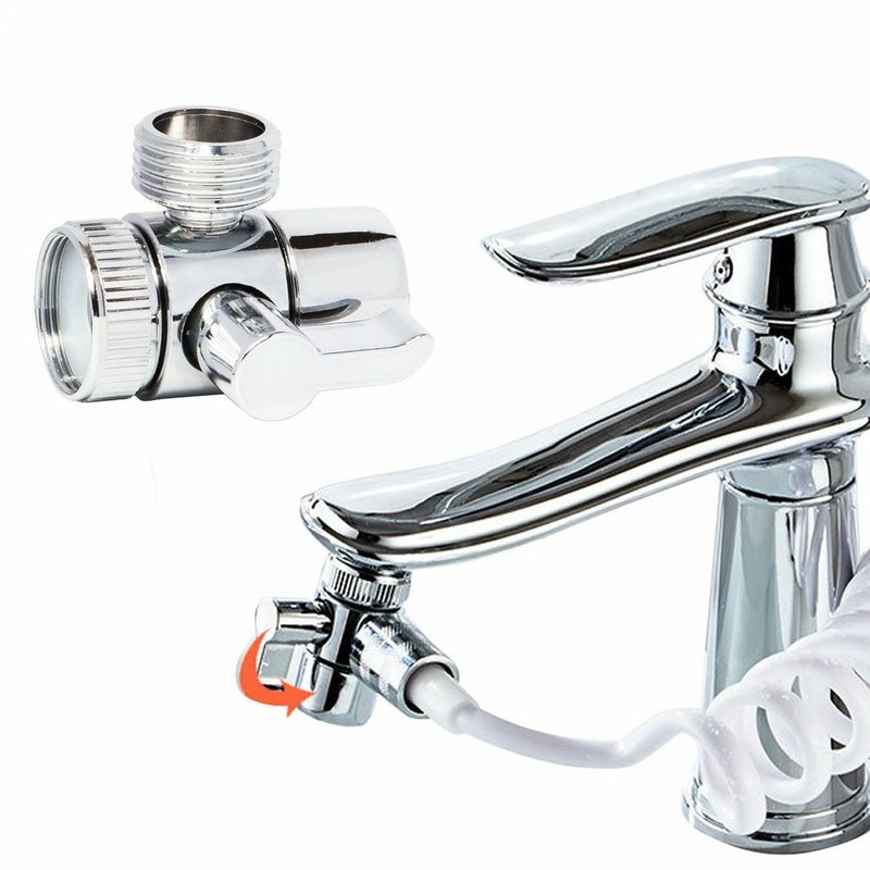 Faucet Diverter Valve Adapter Kitchen Sink To Garden M22 x M24 Hose Adapter gallery