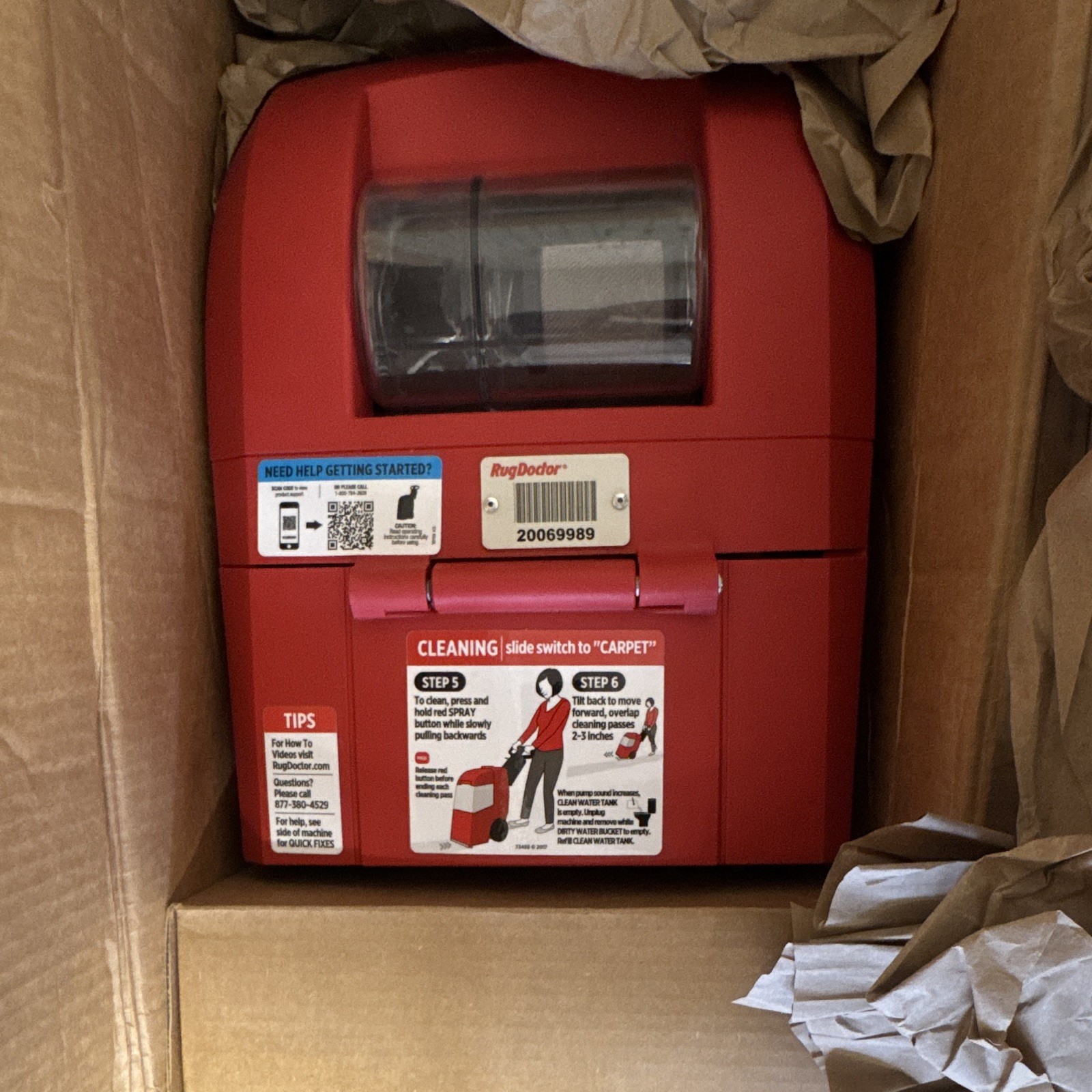Rug Doctor Carpet Cleaner Machine, Red gallery