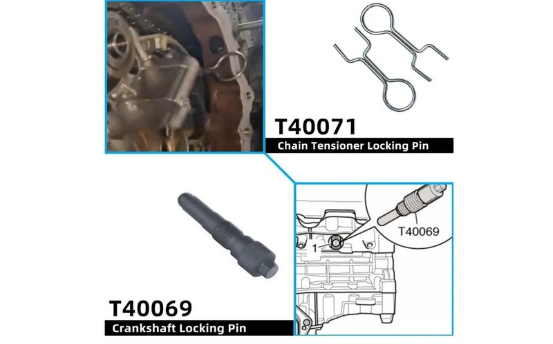 Timing Tool Kit Replacement for Audi VW 2.0 2.4 2.8 3.0T 3.2 4.2 5.2 16PC KIT gallery