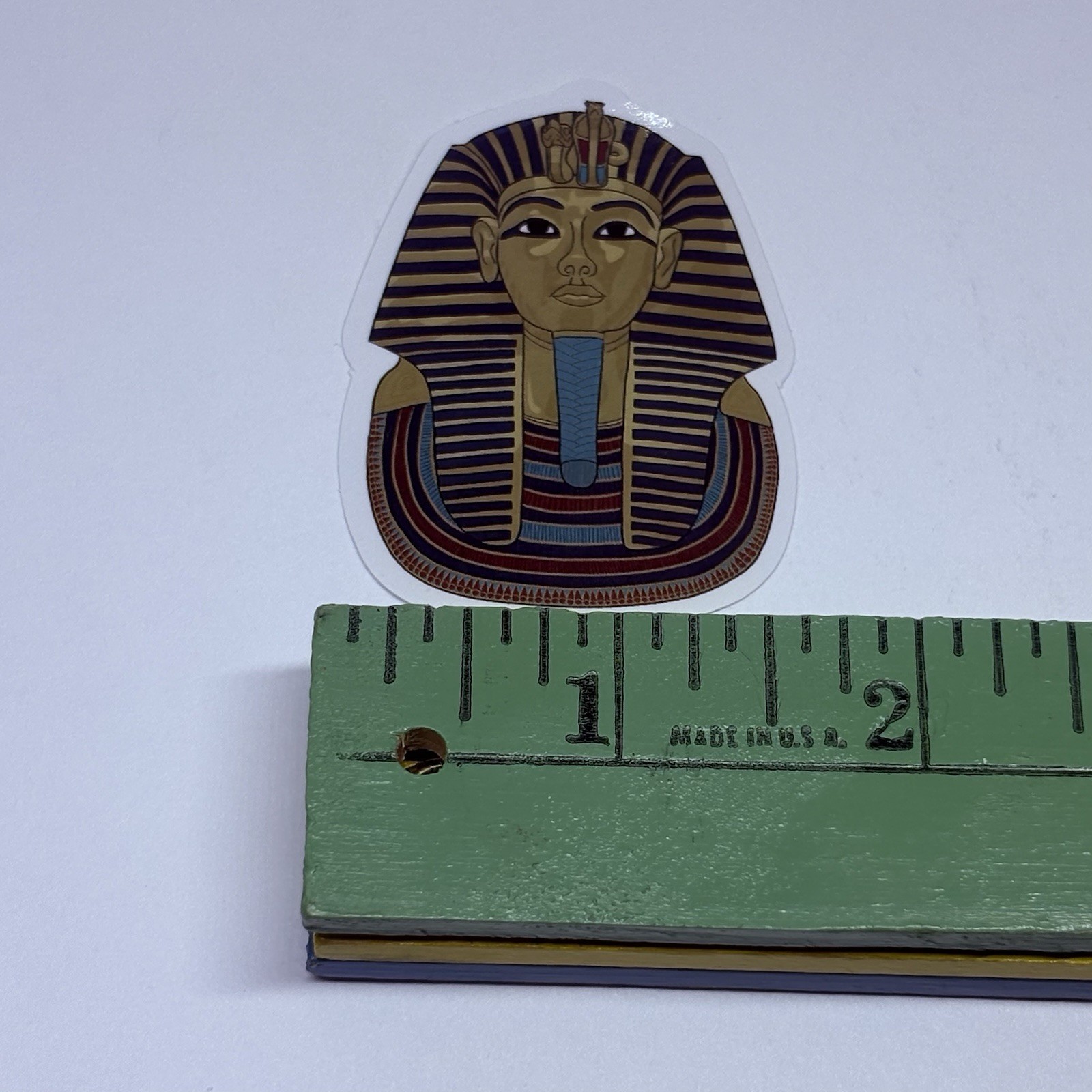 King Tut Mask Sticker Egypt Pharoah Art Decal Vinyl Country Souvenir Tc9 gallery