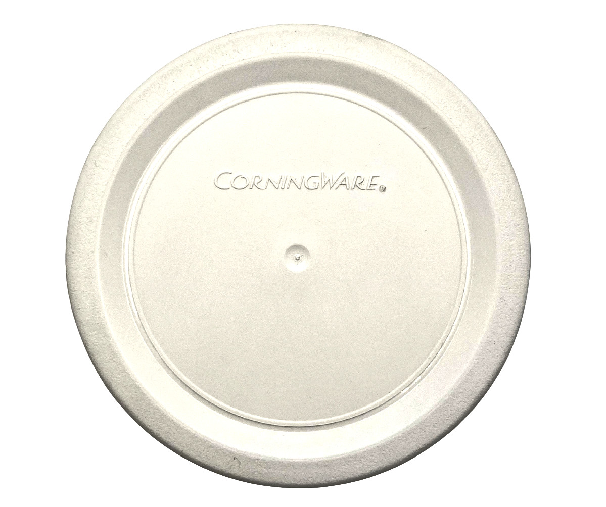 CorningWare 4-Pack White Sealing Replacement Lid Cover Round 4.25 7oz R-7-PC NEW gallery