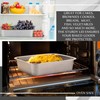 1 Set Deep Lasagna Baking Pan With Lid 11x14.2x4 Inch 7.4 Qt Stainless Steel gallery