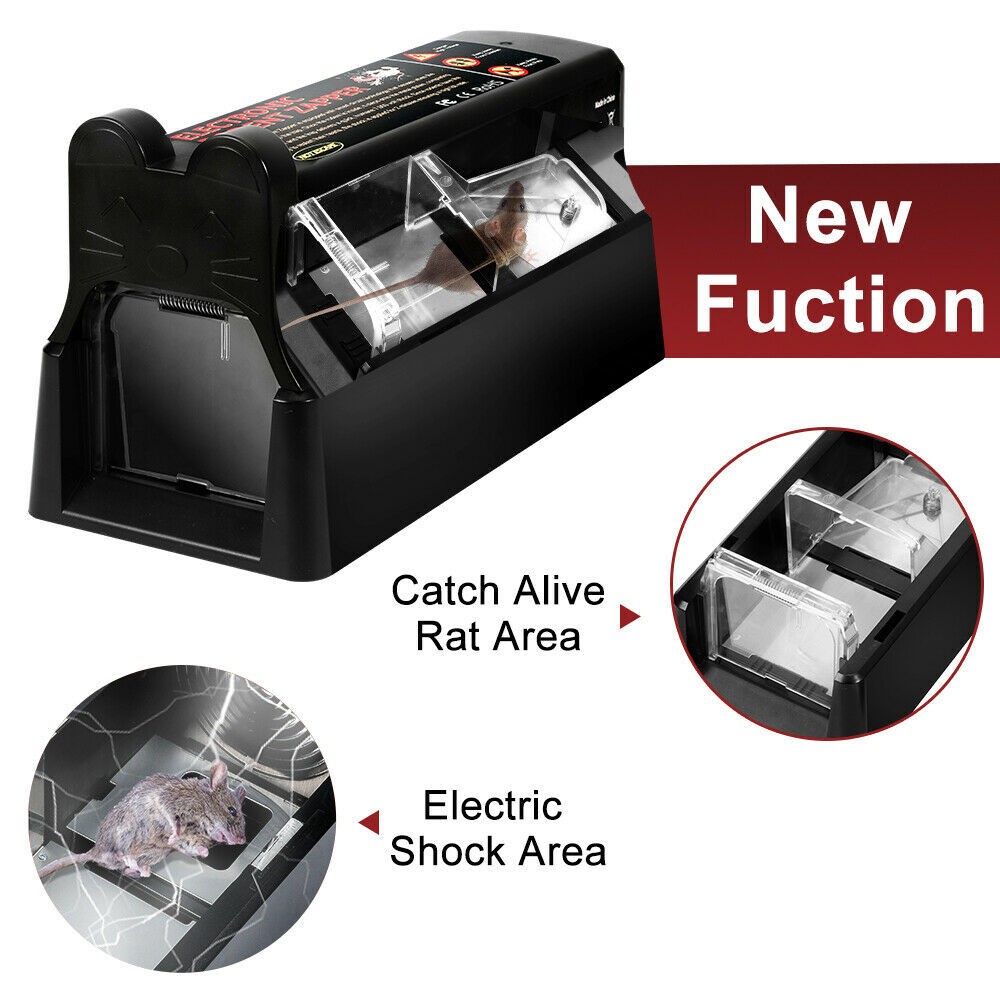 Electronic Mouse Trap Victor Control Rat Killer Pest Electric Rodent Zapper US gallery