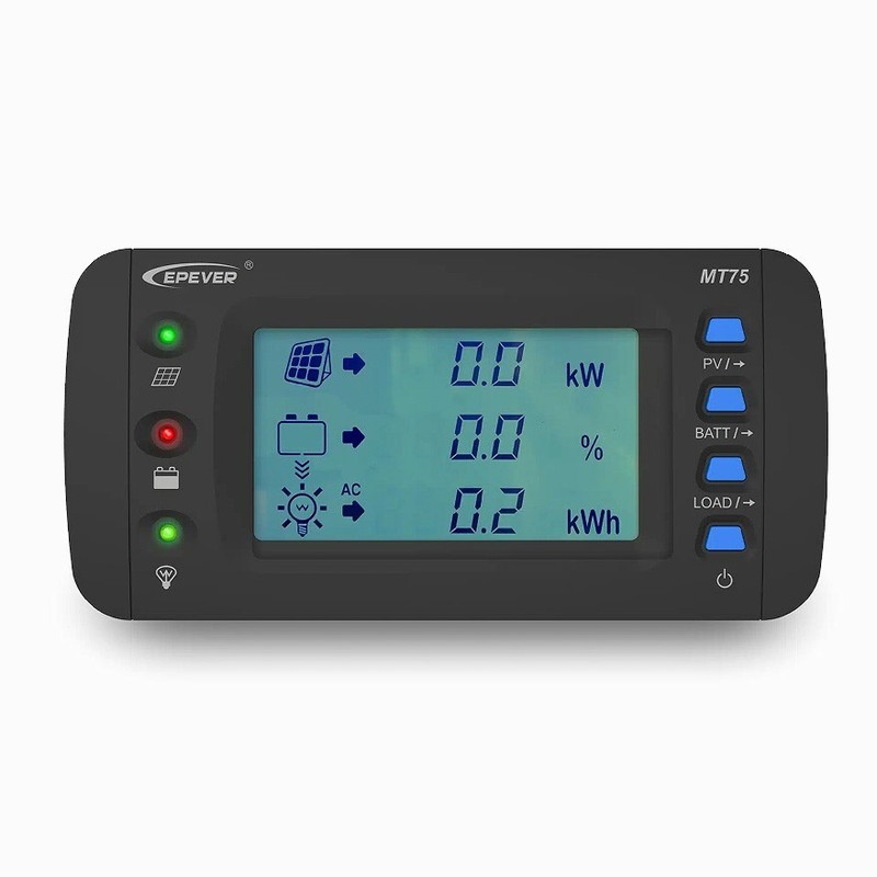 Remote Meter MT75 Monitor EPEVER Controller And Inverter On One Screen Display gallery