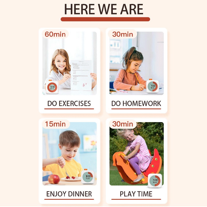 Digital Productivity Timer Visual Count /Down Function Snooze N2P5 gallery