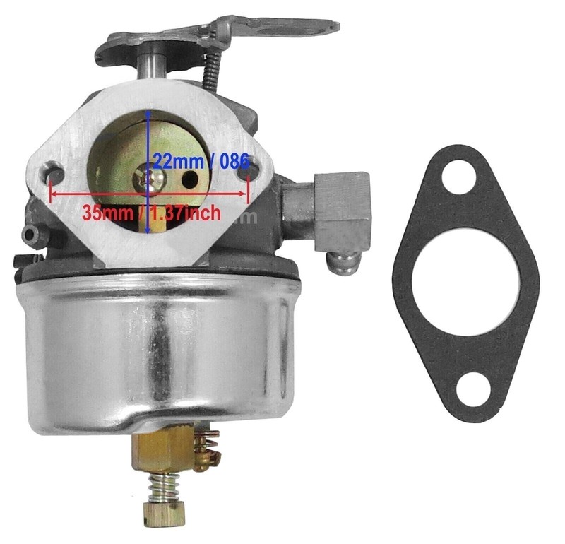 Adjustable Carburetor Carb For Tecumseh 5HP 4HP MTD 640084B 640084A Snowblower gallery