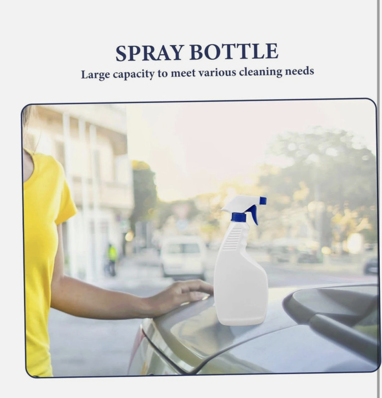 16 oz Refillable Empty Spray Bottles Heavy Duty HDPE [Select 5, 10, or 20 Pack] gallery