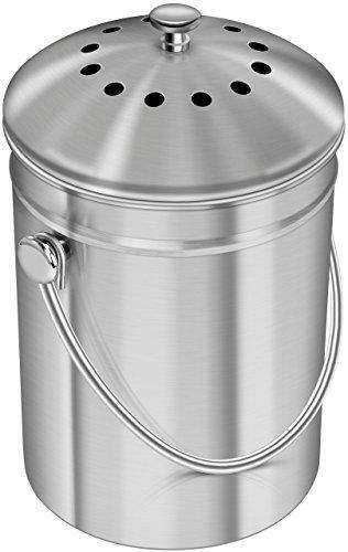 Utopia Kitchen Compost Bin for Kitchen Countertop - 1.3 Gallon Compost Bucket gallery