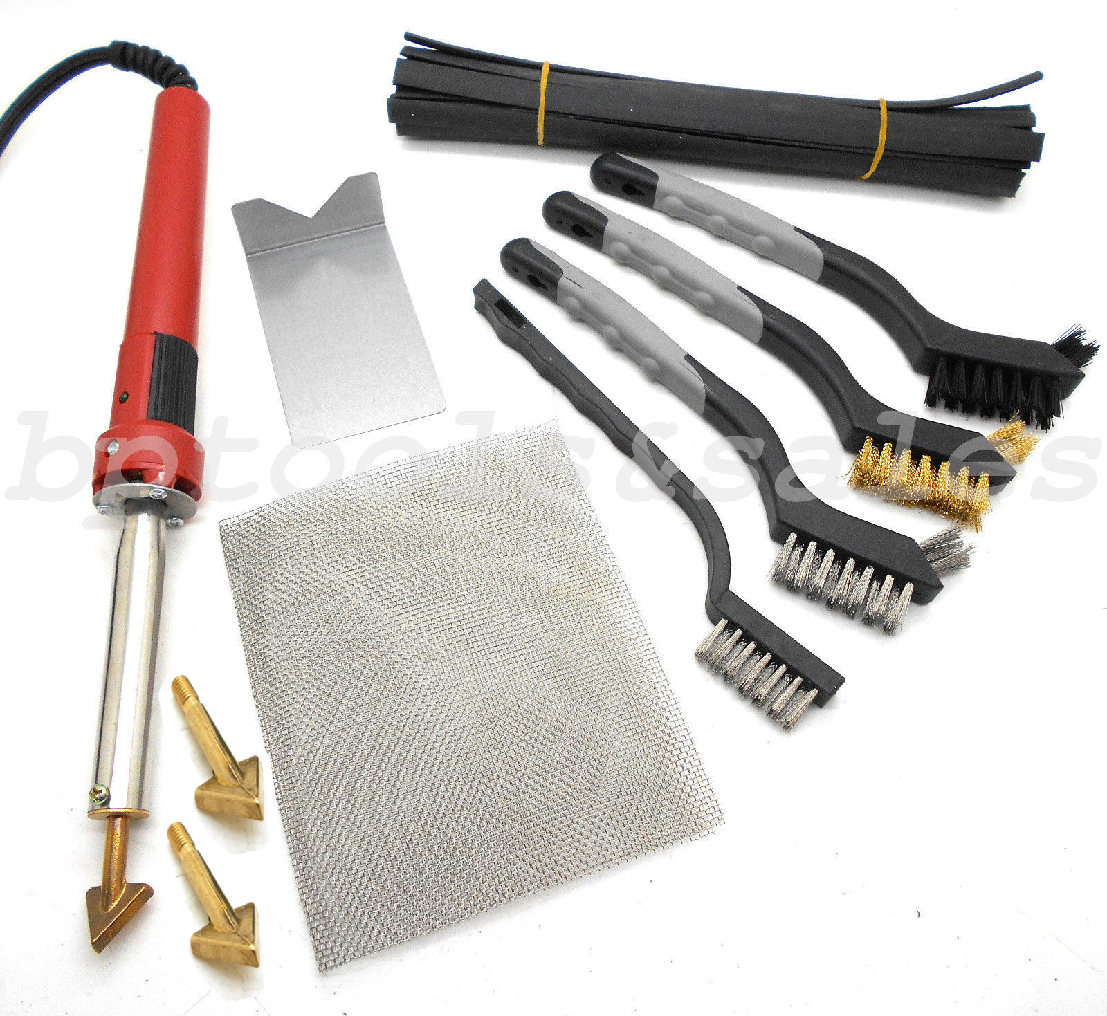 80W Iron Plastic Welding Kit TPO TEO PP Rod Mesh Auto Car Boat Bumper Repair Kit gallery