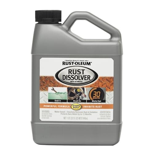 Rust Dissolver Soak & Bath | Heavy-Duty Corrosion 32 Fl Oz (Pack of 1) Liquid gallery