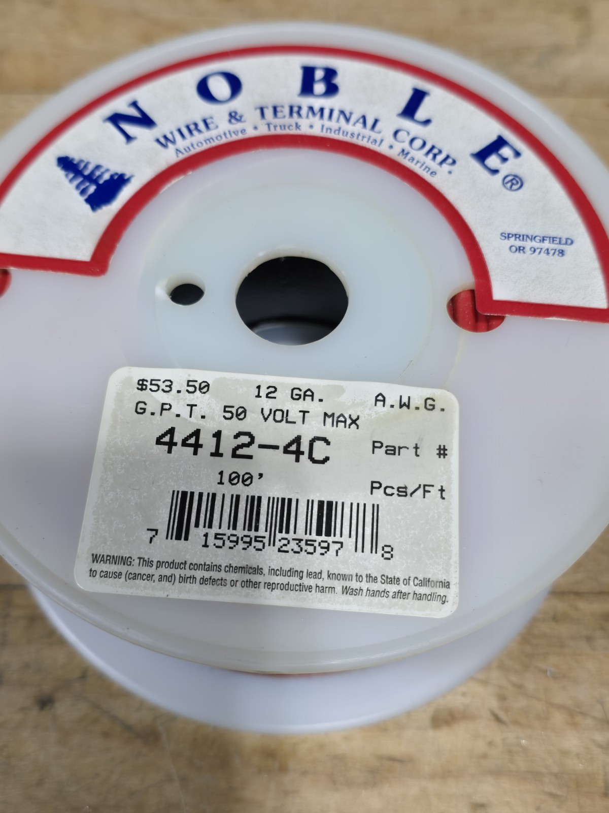 Lot Of 3 Electrical Primary All Copper Wire 12 Gauge 100 FT 3 BLACK REELS - USA gallery