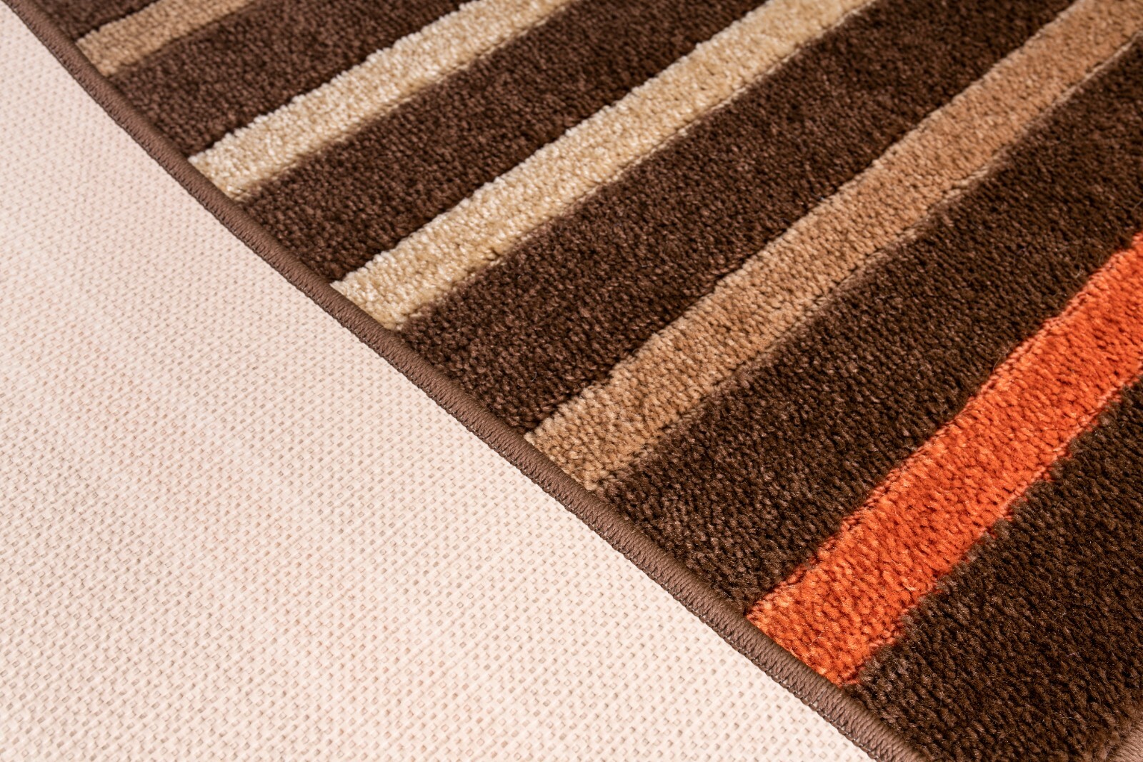 Non Slip Hallway Carpet Runner Rug, Striped Multi Color, Sold-Priced Per Foot gallery