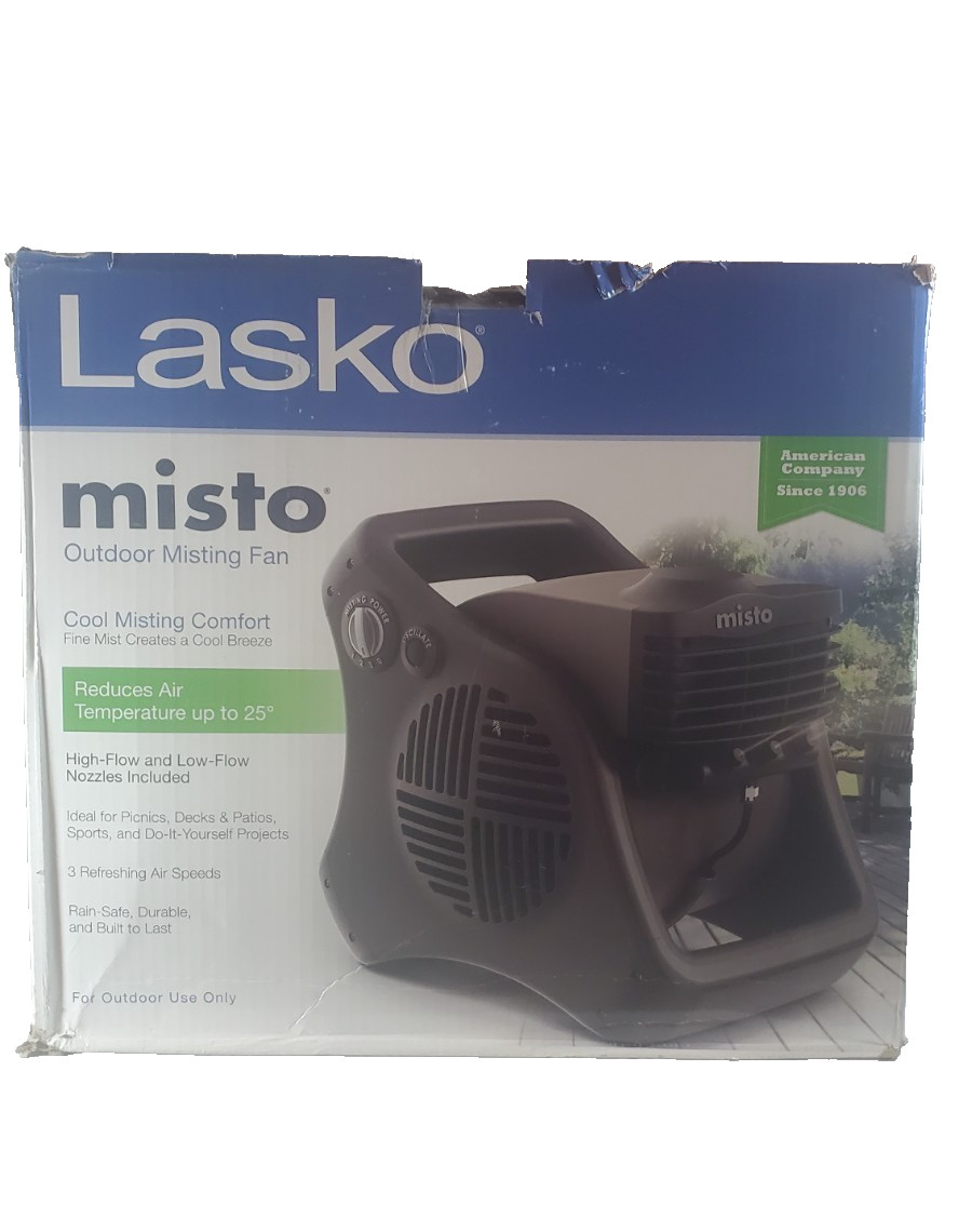 Lasko Blower Fans 15" Misto Outdoor Misting Fan W/Pivot Feature+3 Speeds gallery