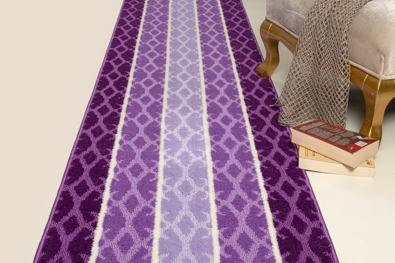 Custom Size Hallway Runner Rug, Non Slip, 26 Wide X Your Choice of Length gallery