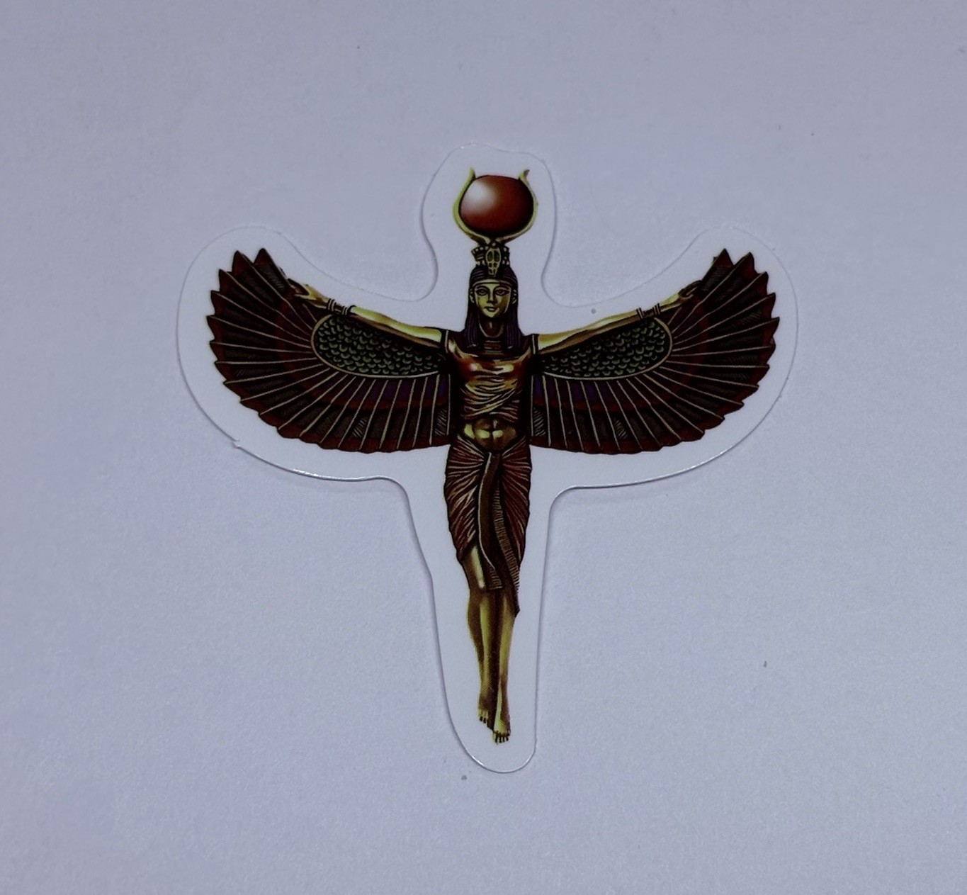 Isis Egyptian Goddess Open Wings Sticker Decal Mythical Egypt Art Tour Vinyl Tc9 gallery