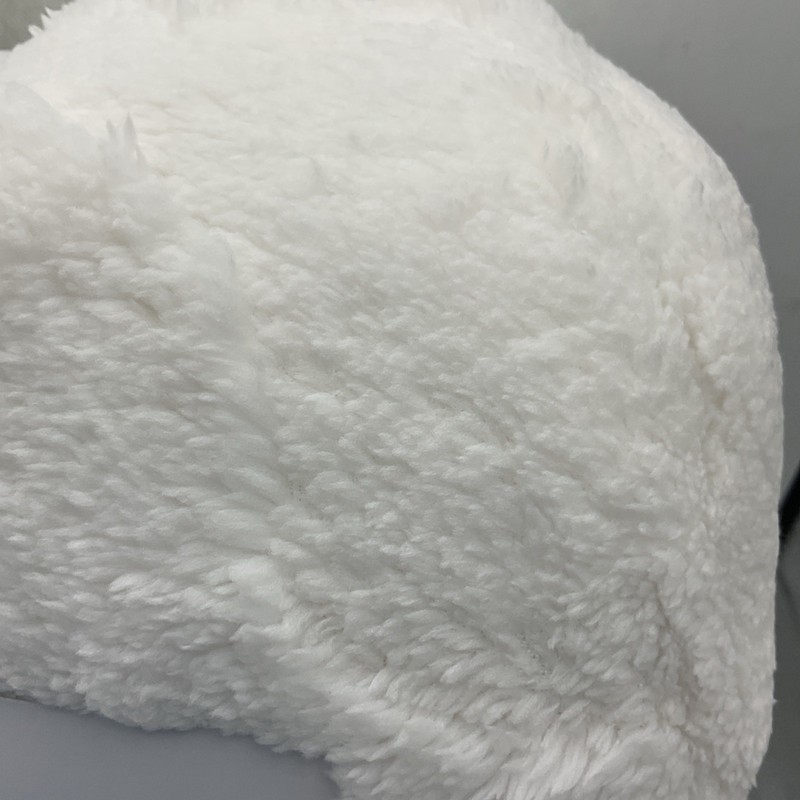 Room Essentials Full/Queen Jacquard Plush Blanket White 90in x 92in gallery