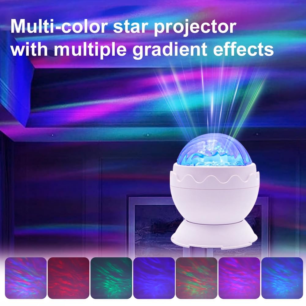 kismee Whole Room Coverage Area Northern Lights Projector Galaxy Aurora 8 Eff... gallery
