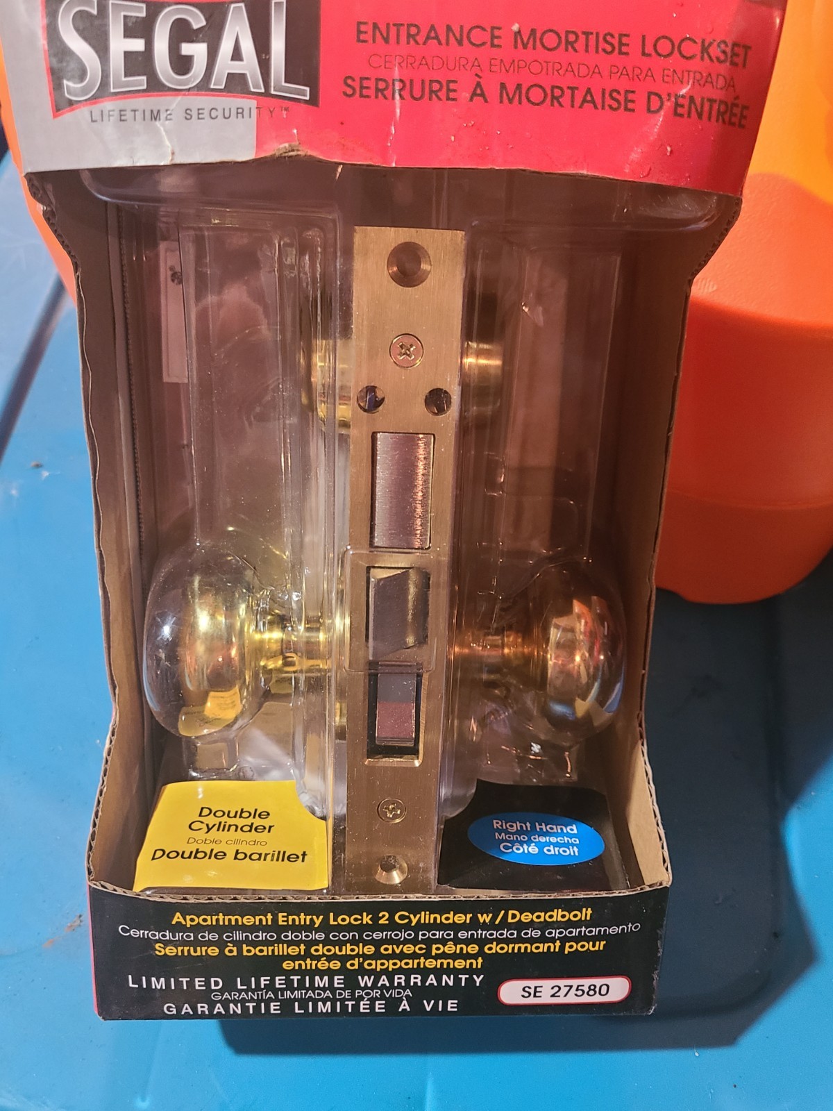 Segal SE 27580 Bx 2-1/2 In. Backset Mortise Lockset Right Hand J4 gallery