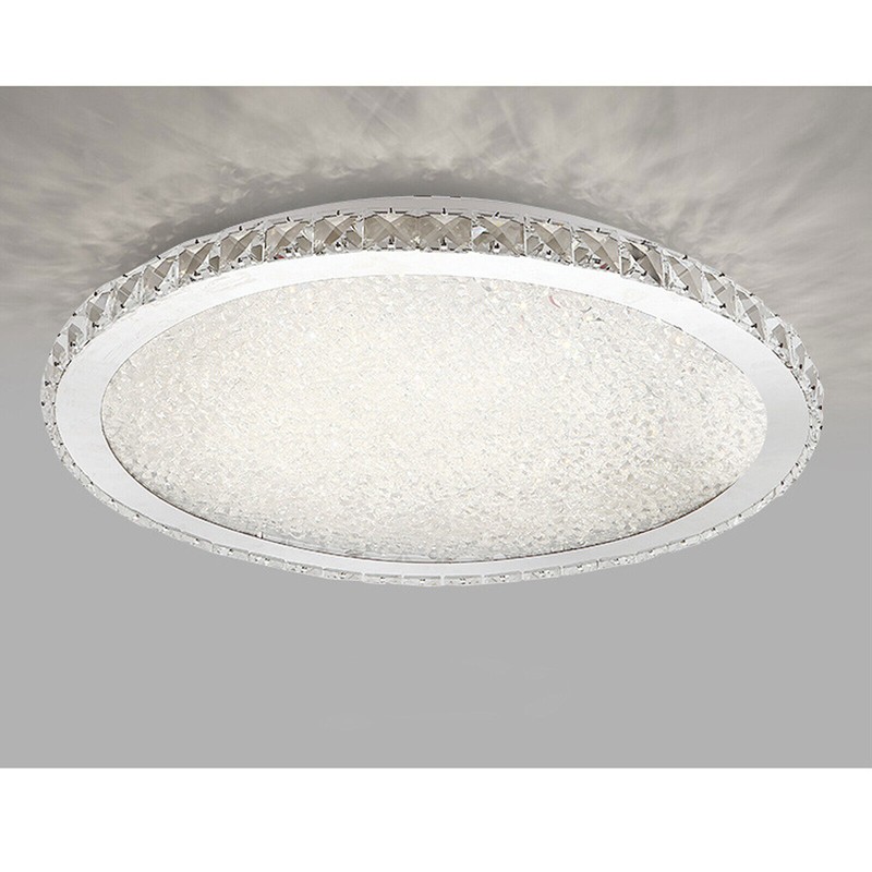 Modern Crystal LED Ceiling Light Fixture Pendant Lamp Flush Mount Chandelier 30W gallery