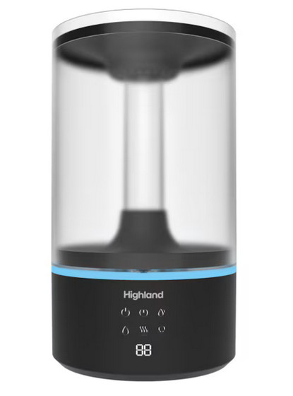Humidifier Cool & Warm Mist 1.2 Gallon Capacity Highland Black NEW gallery