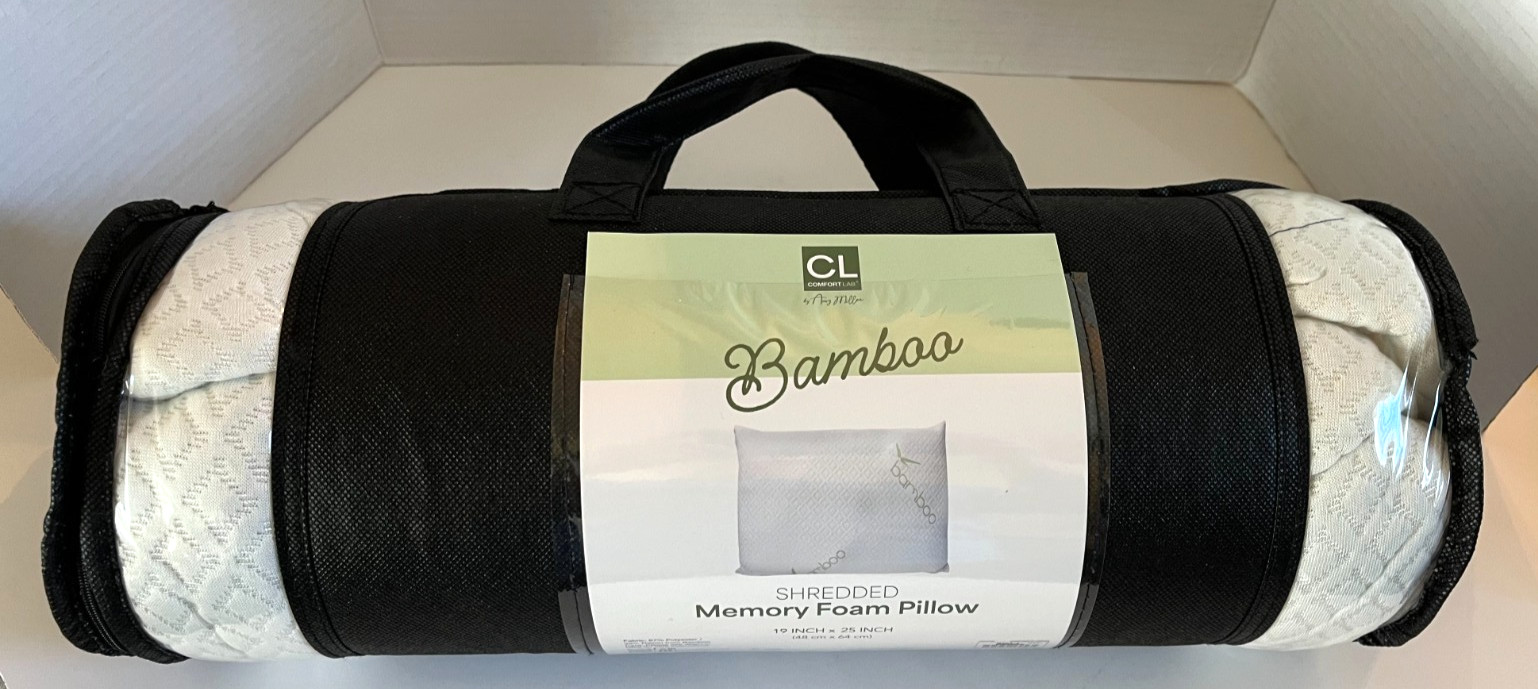 Bamboo Memory Foam Pillow, Comfort Lab / Amy Miller, 19 in x 25 in, New gallery