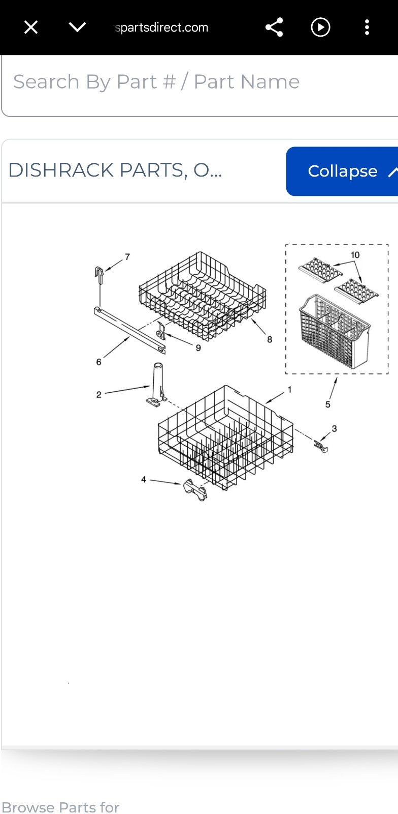 Dishwasher Lower Dishrack gallery