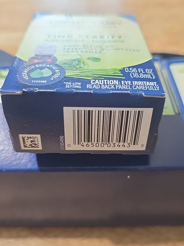 Quantity=8! Glade Aromatherapy Cool Mist Oil Diffuser Refill Lemongrass Bergamot gallery