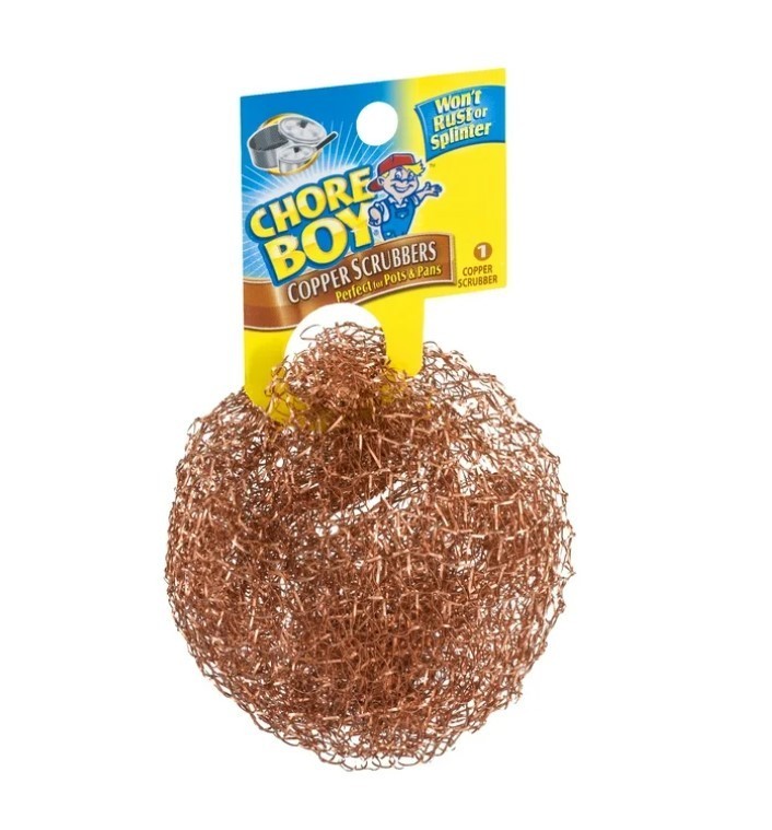 6 Pcs Chore Boy Copper Rust Free Scrubbers, for Pot and Pans gallery
