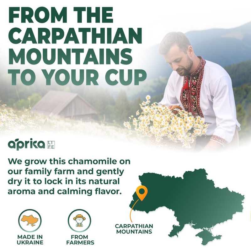 Pure Chamomile Tea - no stems, 100% Natural Herbal Tea, 60 bags, USA seller gallery