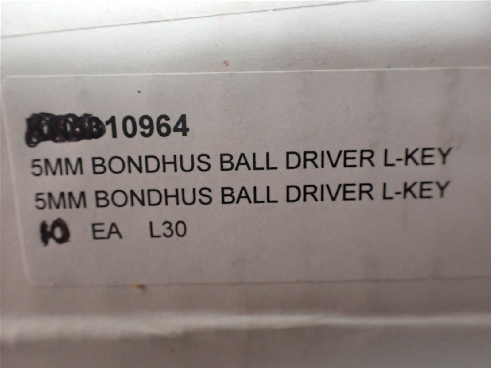 (10 Pack) BONDHUS 10964 5mm Balldriver L Wrench (BN125) gallery