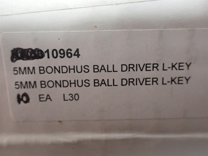 (10 Pack) BONDHUS 10964 5mm Balldriver L Wrench (BN125) gallery